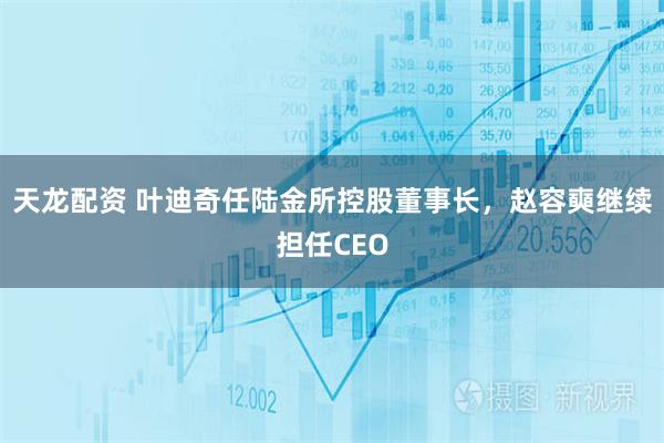 天龙配资 叶迪奇任陆金所控股董事长，赵容奭继续担任CEO