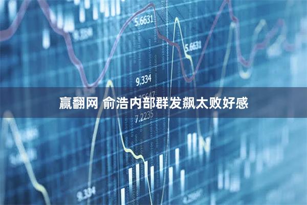 赢翻网 俞浩内部群发飙太败好感
