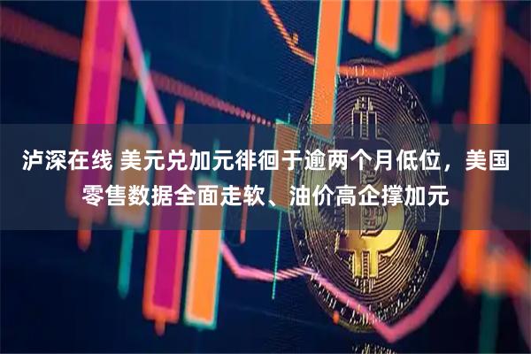 泸深在线 美元兑加元徘徊于逾两个月低位，美国零售数据全面走软、油价高企撑加元